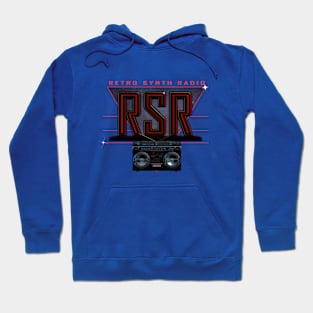 Retro Synth  Radio  Logo design Hoodie